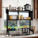 Organizador de Cozinha Multifuncional em Aço Inoxidável + BRINDE: Kit de Utensílios