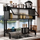 Organizador de Cozinha Multifuncional em Aço Inoxidável + BRINDE: Kit de Utensílios