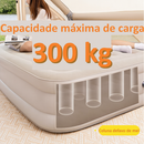 [Leve 2 Pague 1] Colchão Inflável King Portátil com Revestimento Triplo Antirrasgo + BRINDE: Bomba de Ar Elétrica
