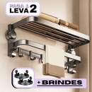 [Leve 2 Pague 1] Suporte Organizador de Banheiro em Aço Inoxidável de Alta Capacidade + BRINDE: 2 Suportes de Canto