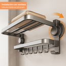 [Leve 2 Pague 1] Suporte Organizador de Banheiro em Aço Inoxidável de Alta Capacidade + BRINDE: 2 Suportes de Canto
